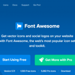 font awesome トップ